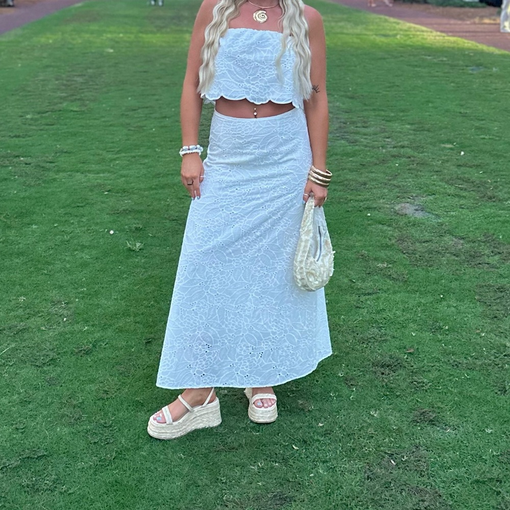Steve Madden eyelet set, worn once